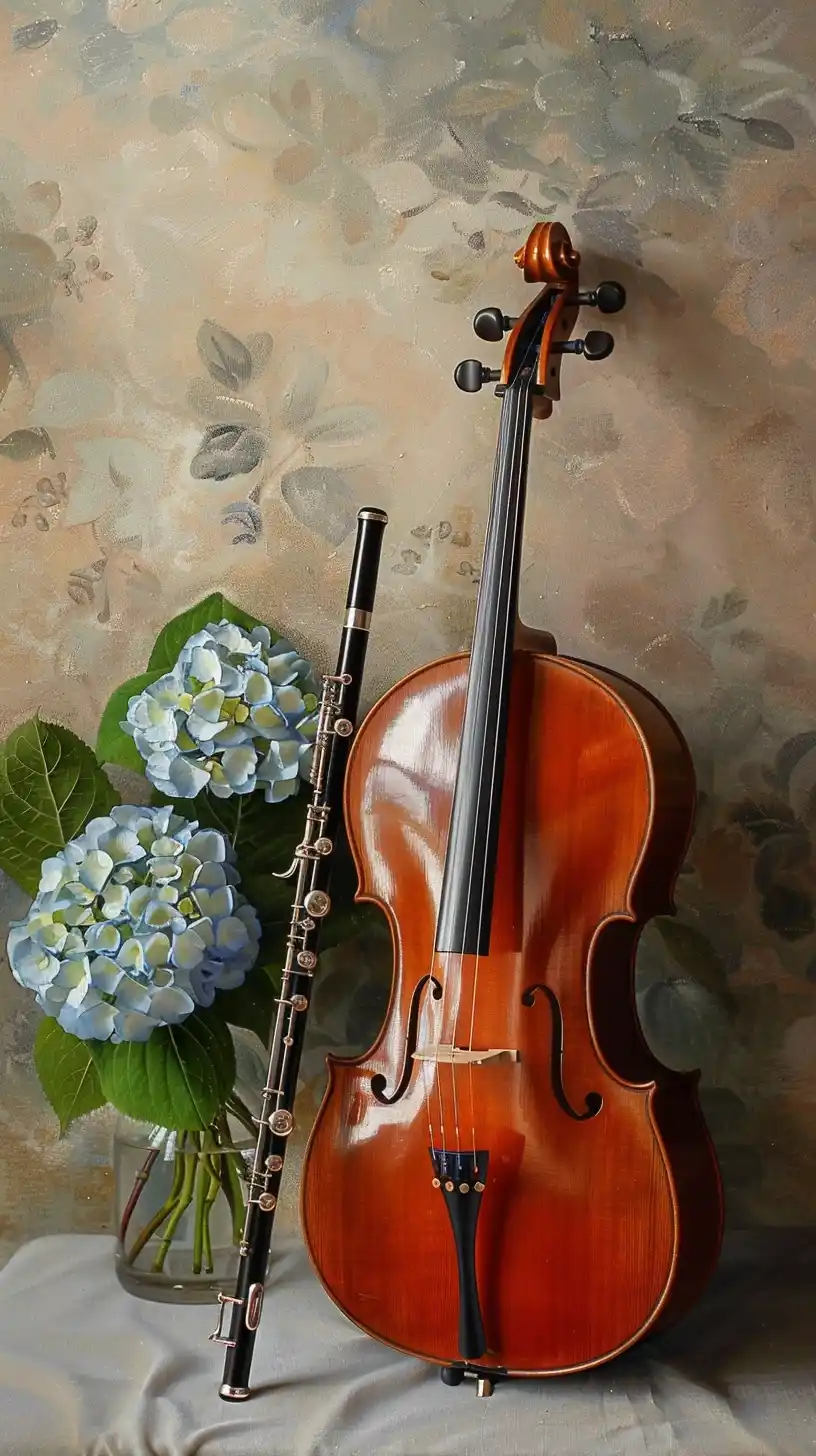 Realistic Cello and Flute