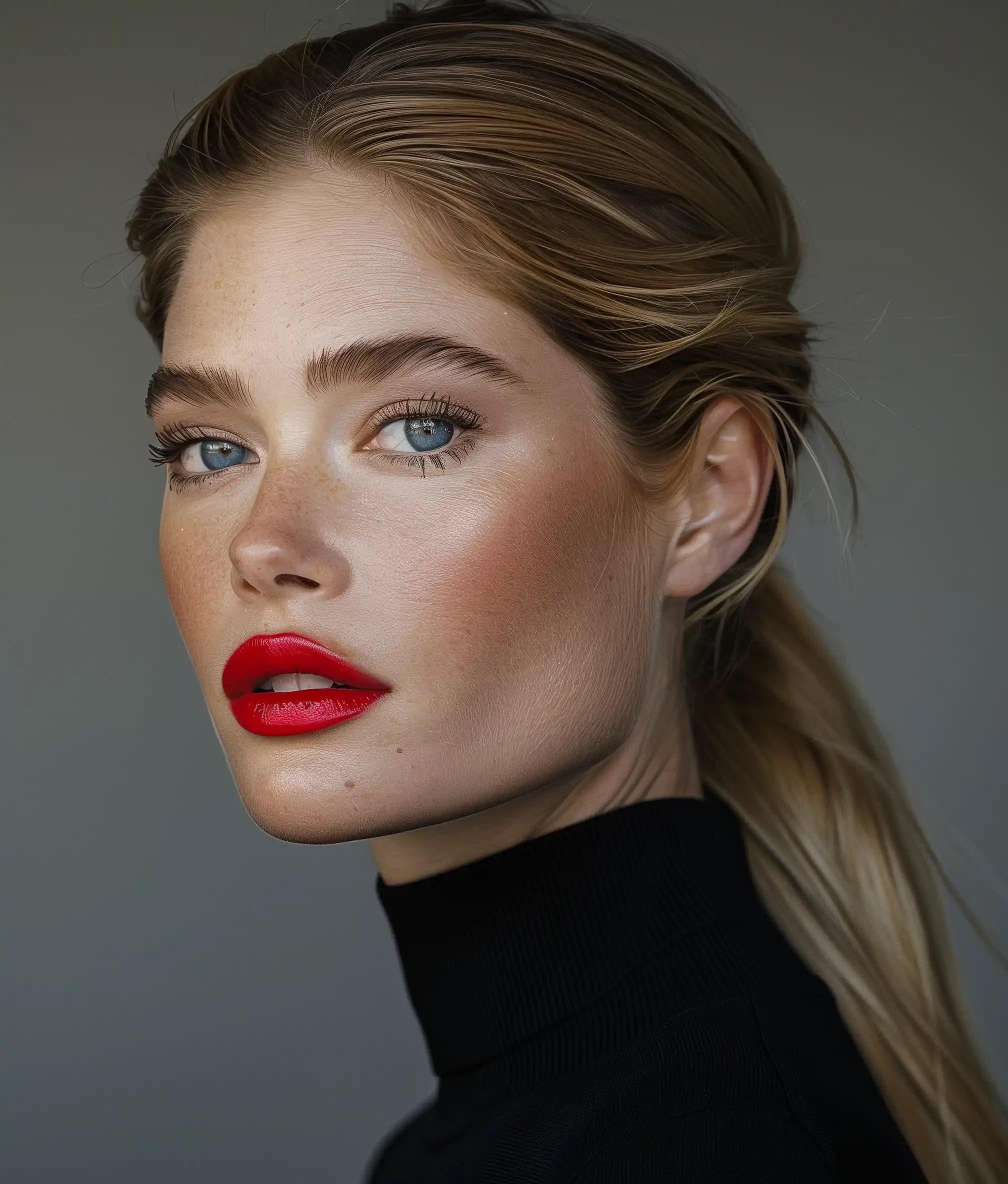 Elegant Blonde Portrait