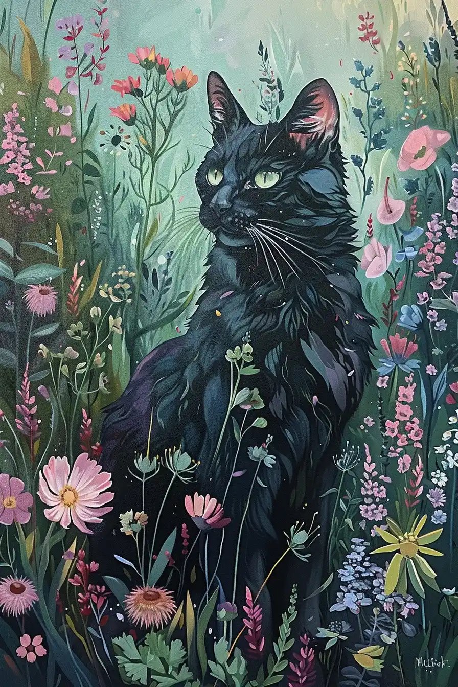 Muted Cat Garden Oil