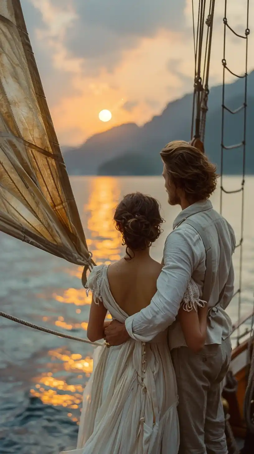 Yacht Wedding Film Portrait