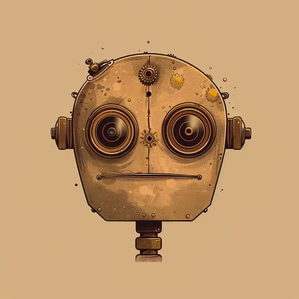 Steampunk Robot Portrait