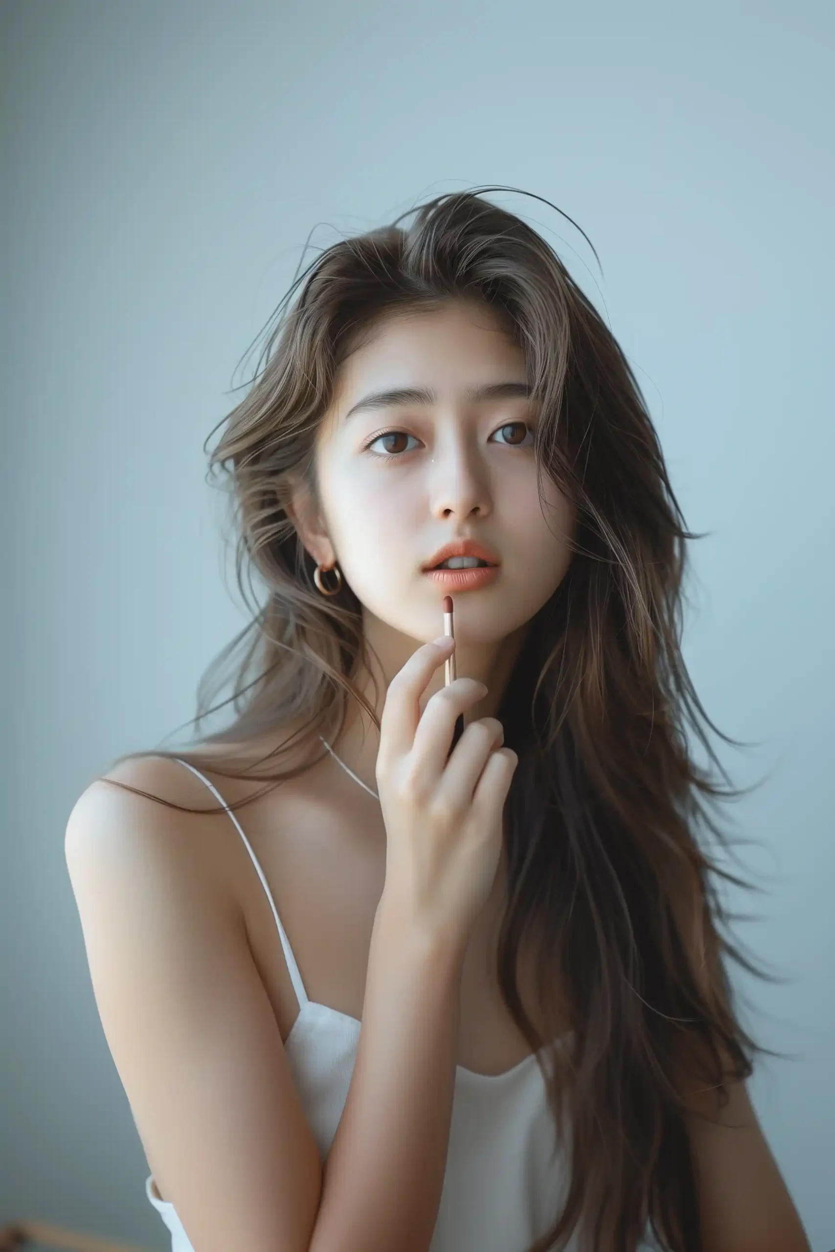 Charming Model in Minimalistic Style
