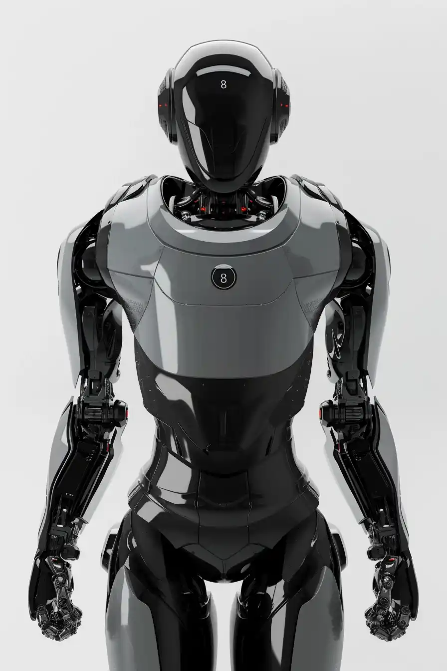 Robotic Figure in 8K