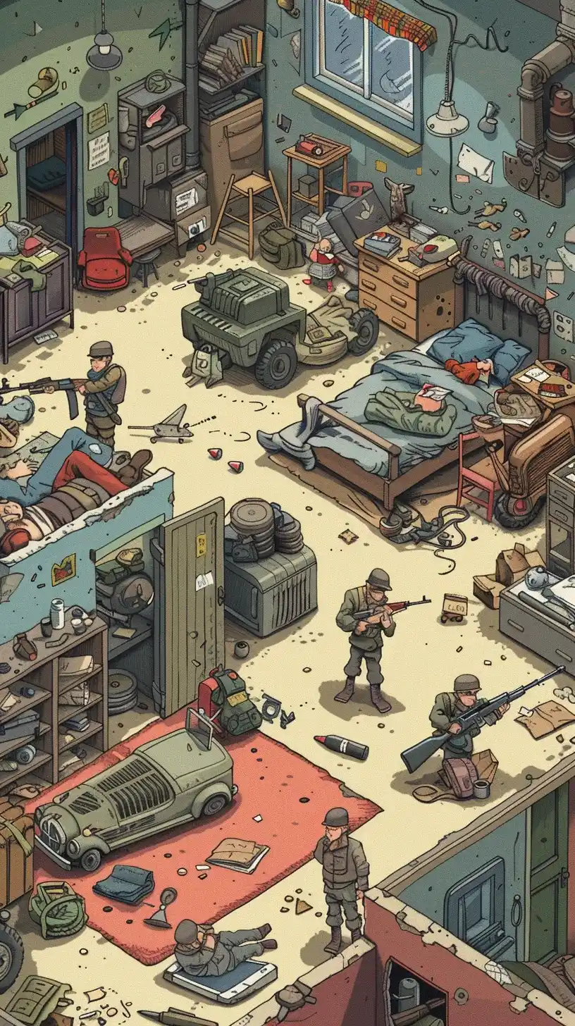 Graphic WWII Unity Battle