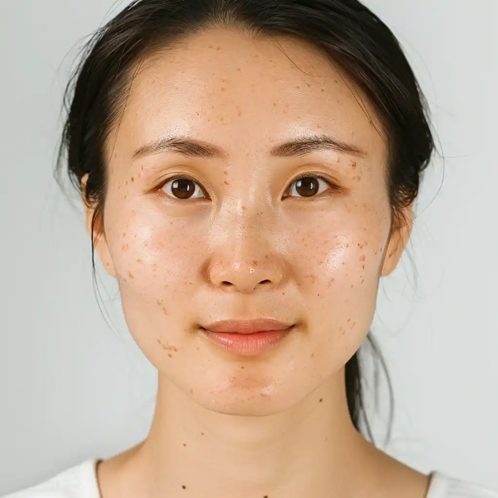 Hyperpigmented Chinese Woman