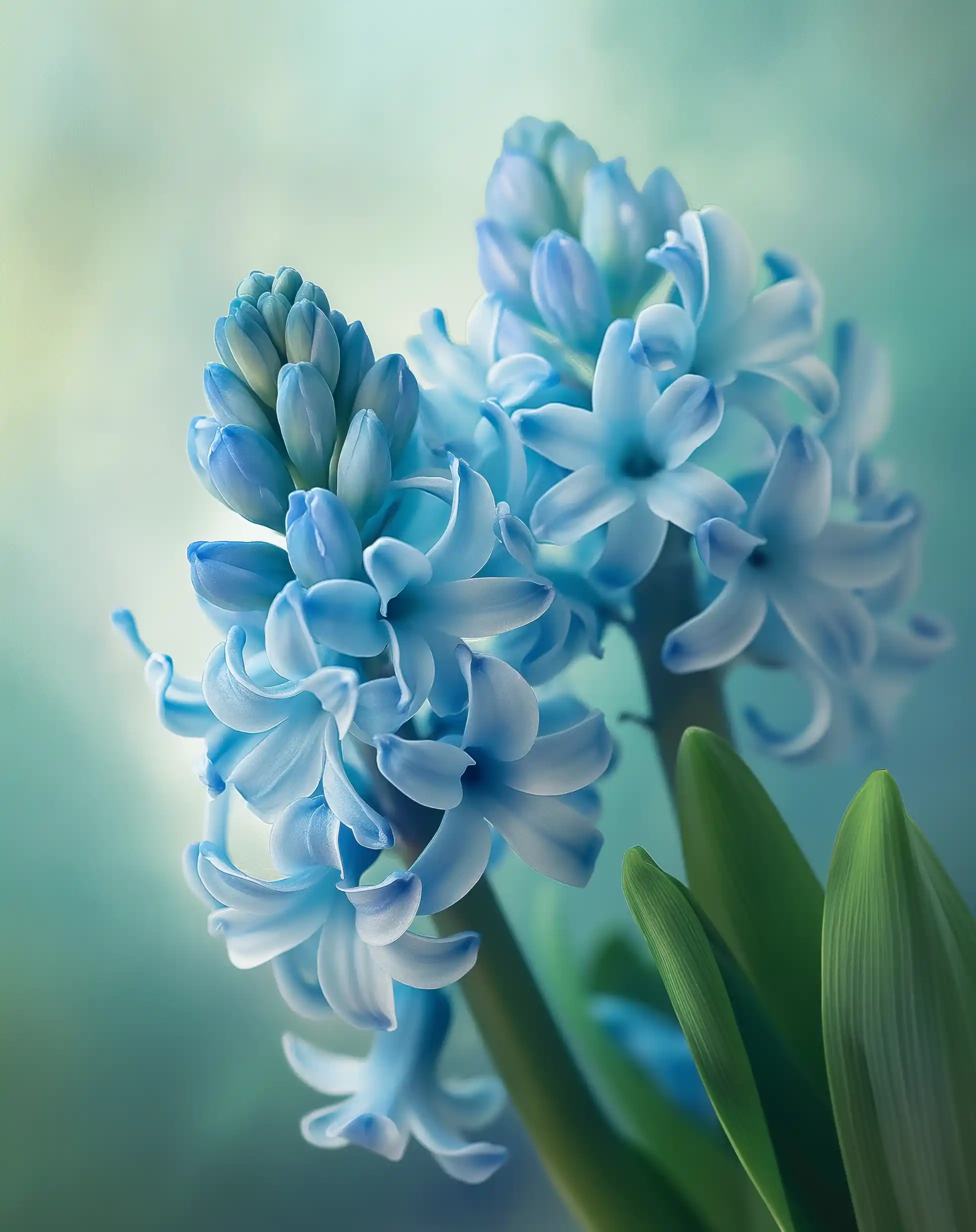 Photorealistic Hyacinth Close-Up