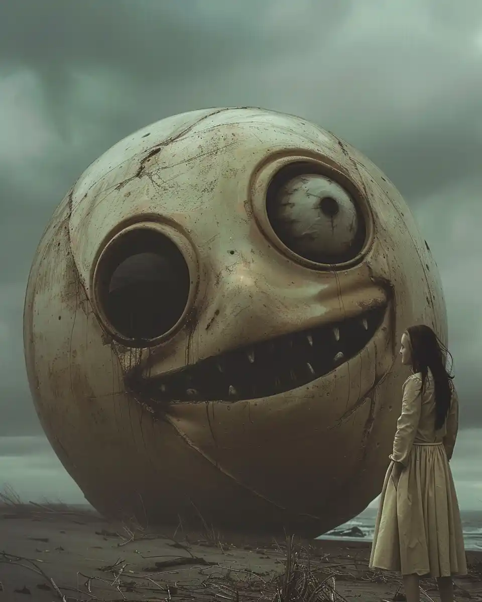 Photorealistic Dome Beach Horror