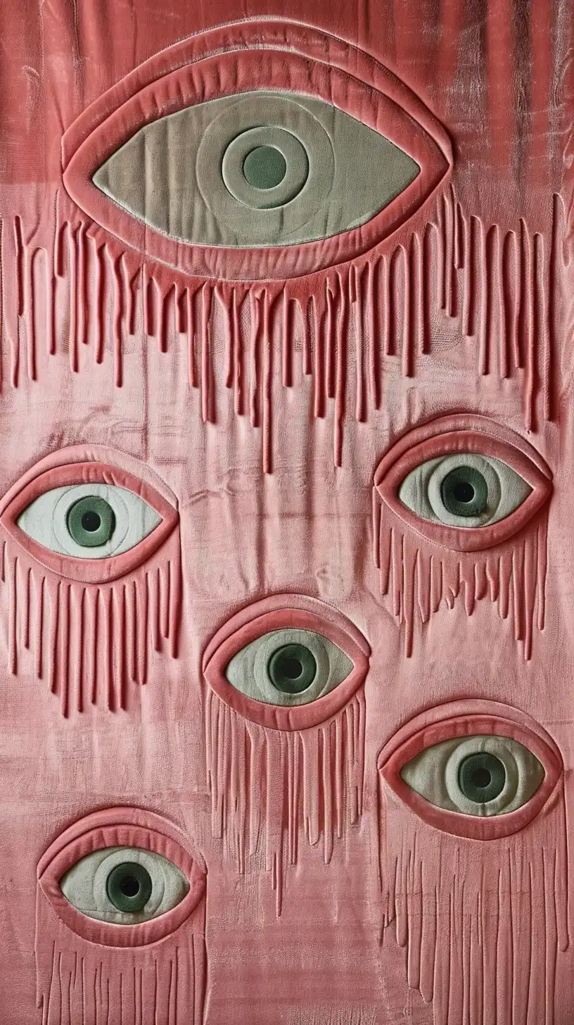 Velvet Eye Curtain 1970s