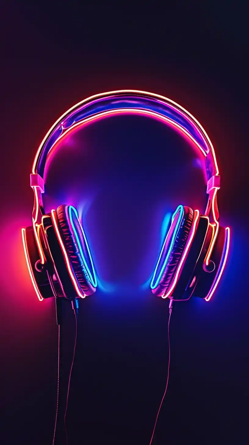 Neon Soundtrack on Black