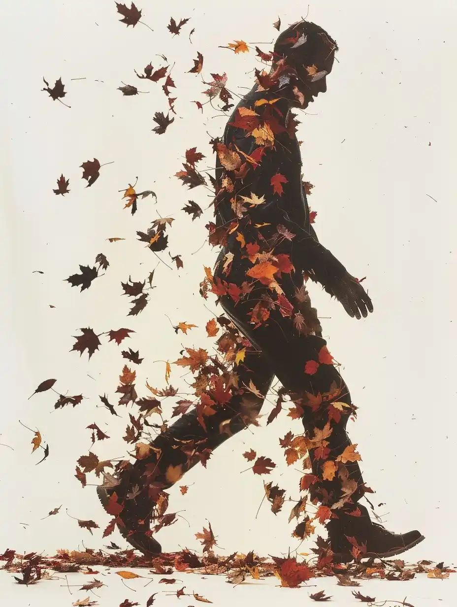 Leaf Man in Symmetry
