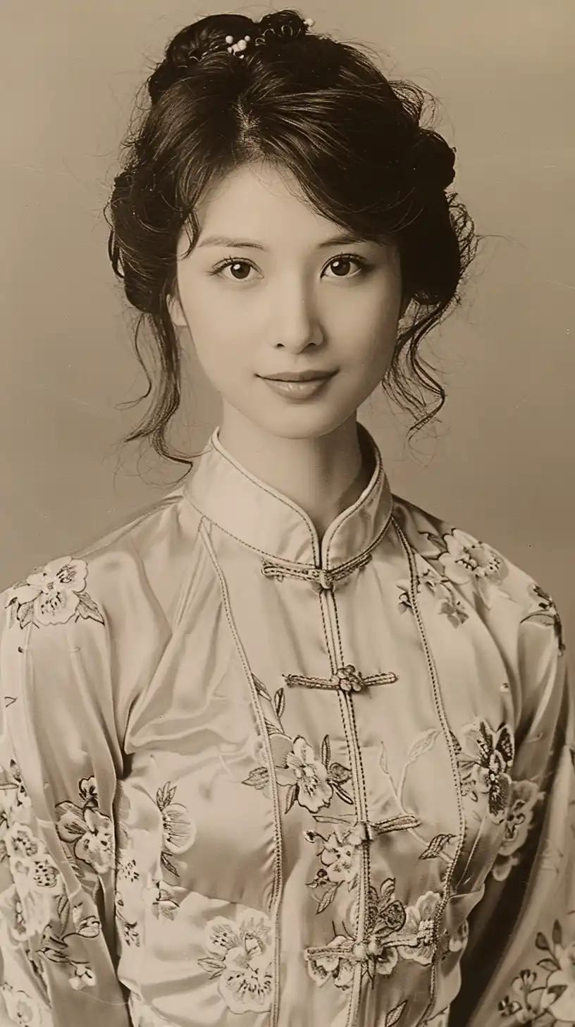 Adorable Chinese Girl Portrait