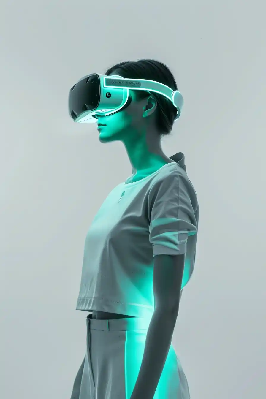 Futuristic VR Portrait Art
