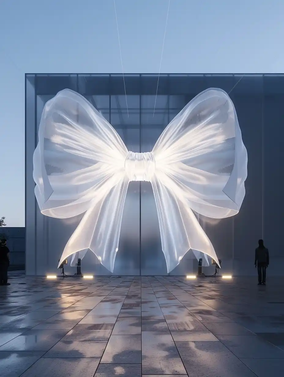 Plush Bow Installation C4D