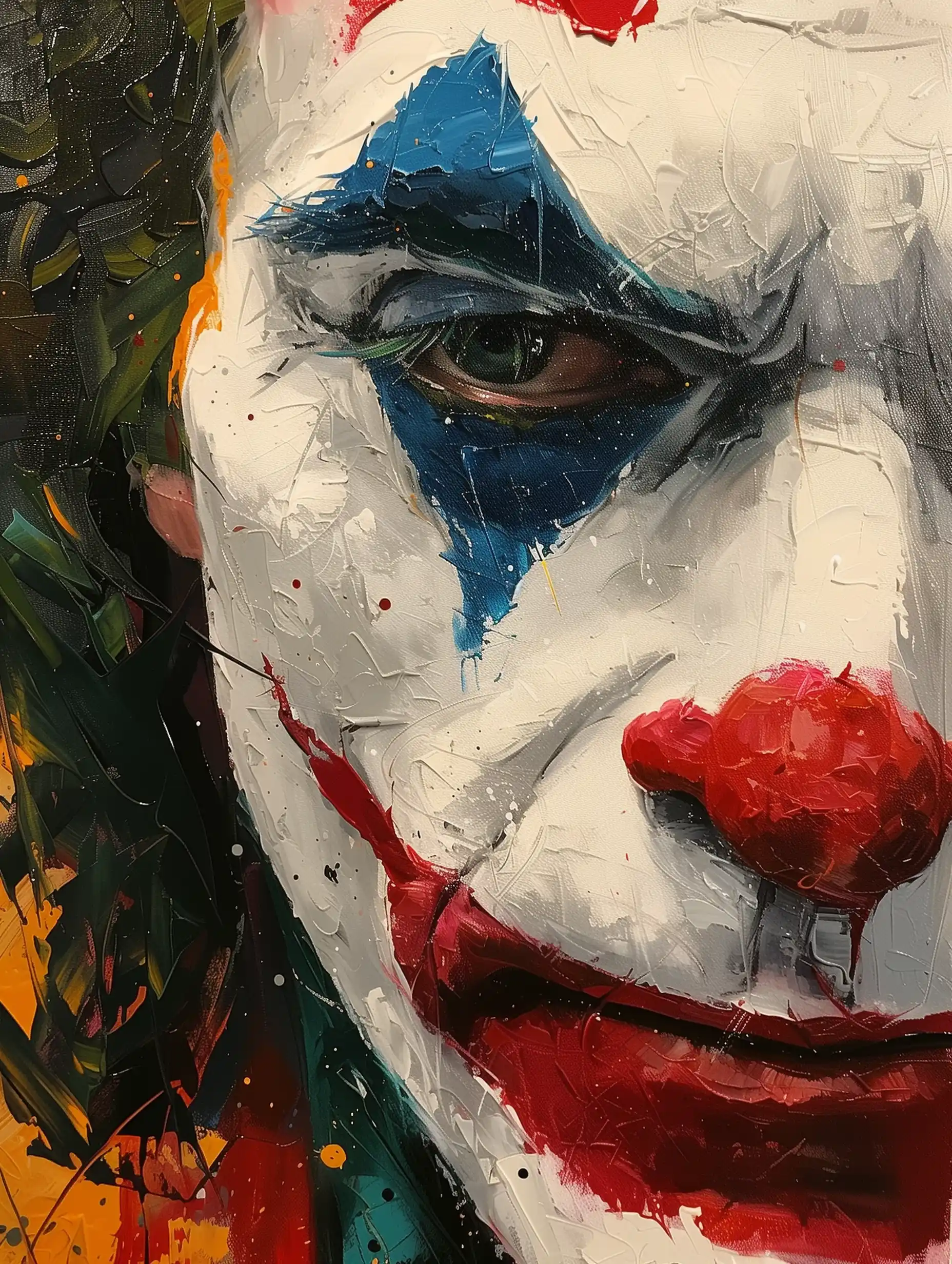 Colorful Joker Pop Art