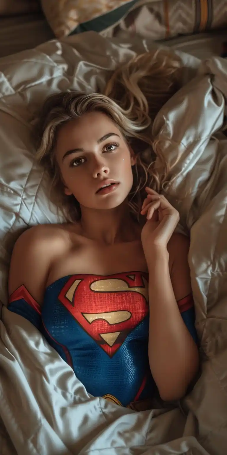 Supergirl Bed Cover Theft