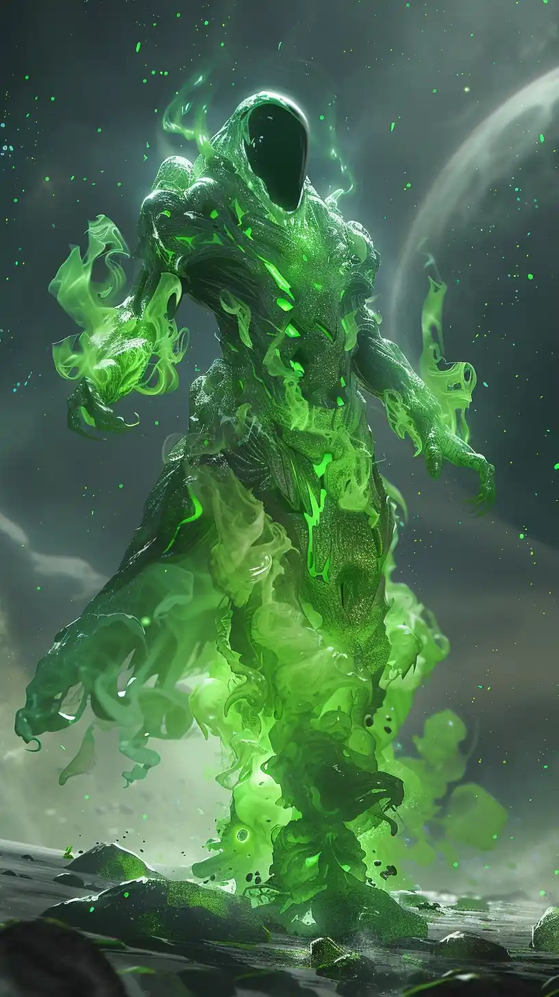 Slime Creature in Rune Armor