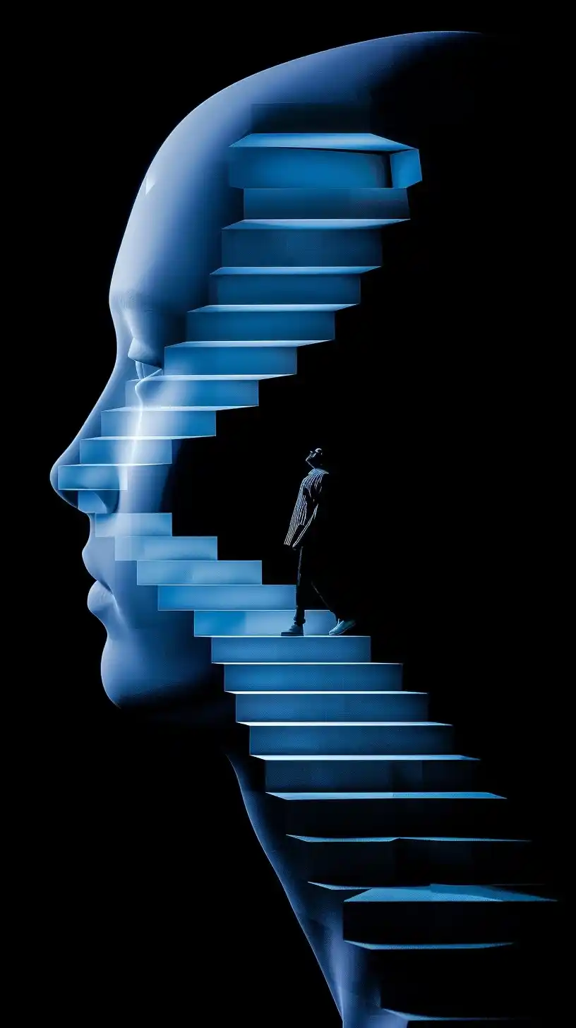 Surreal Stairway Ascension
