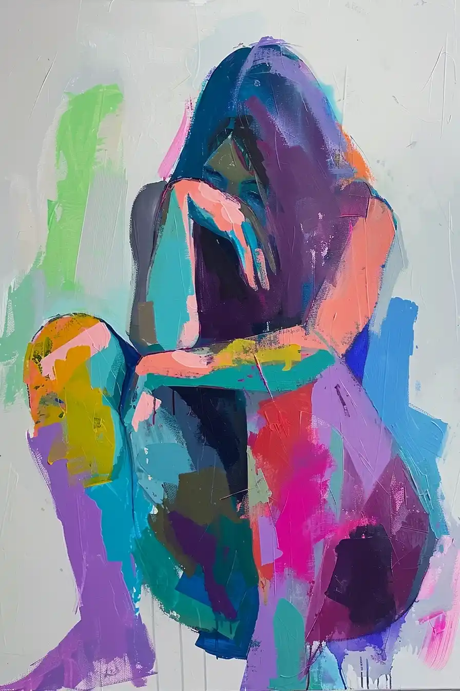 Abstract Full Body Woman