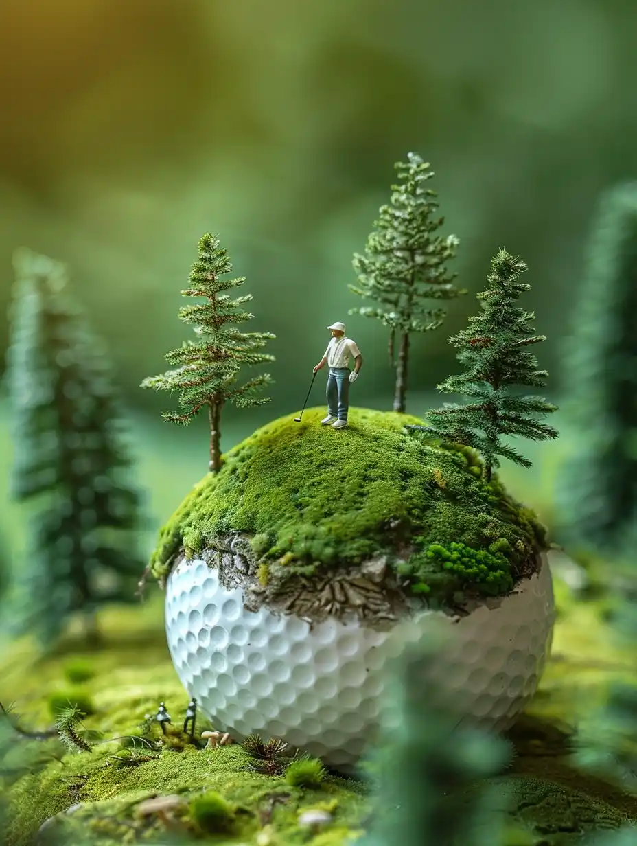 Miniature Golf Scene