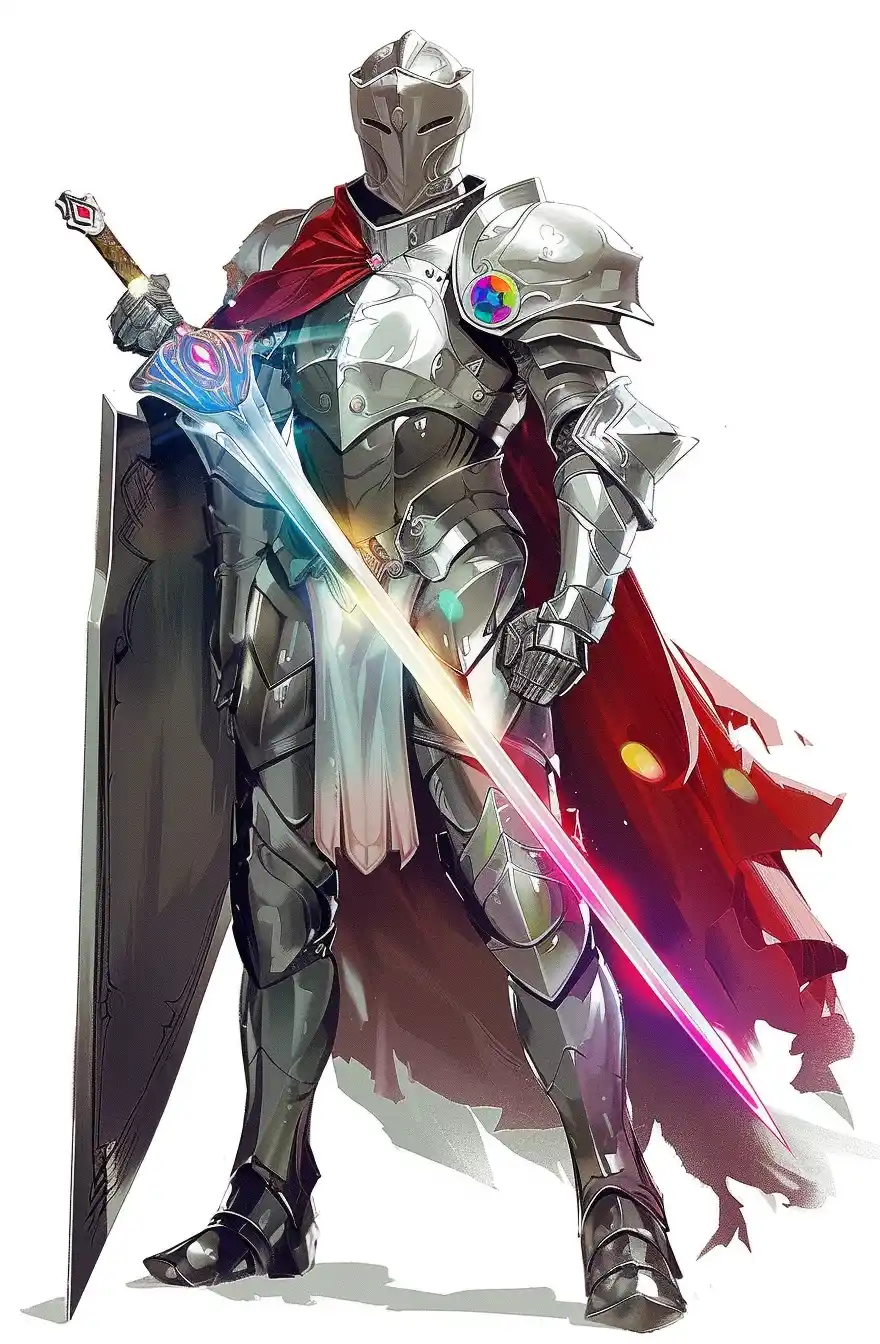 Anime Paladin Character Design