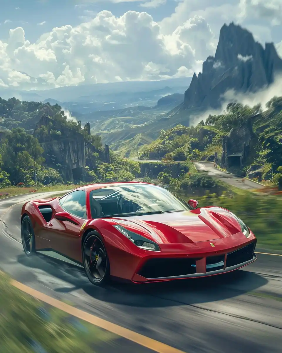 Realistic Ferrari Race Day