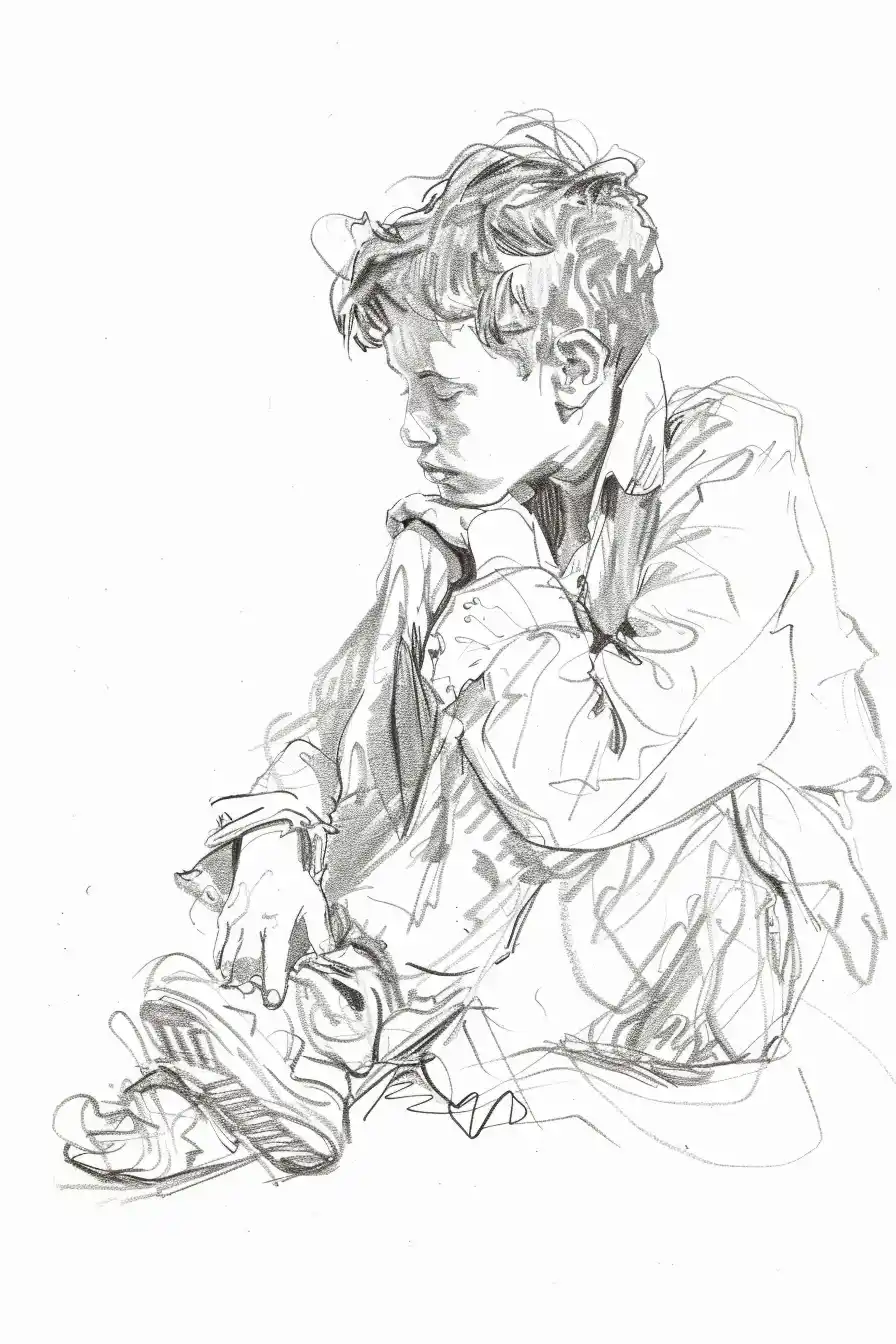 Continuous Line Workhouse Boys