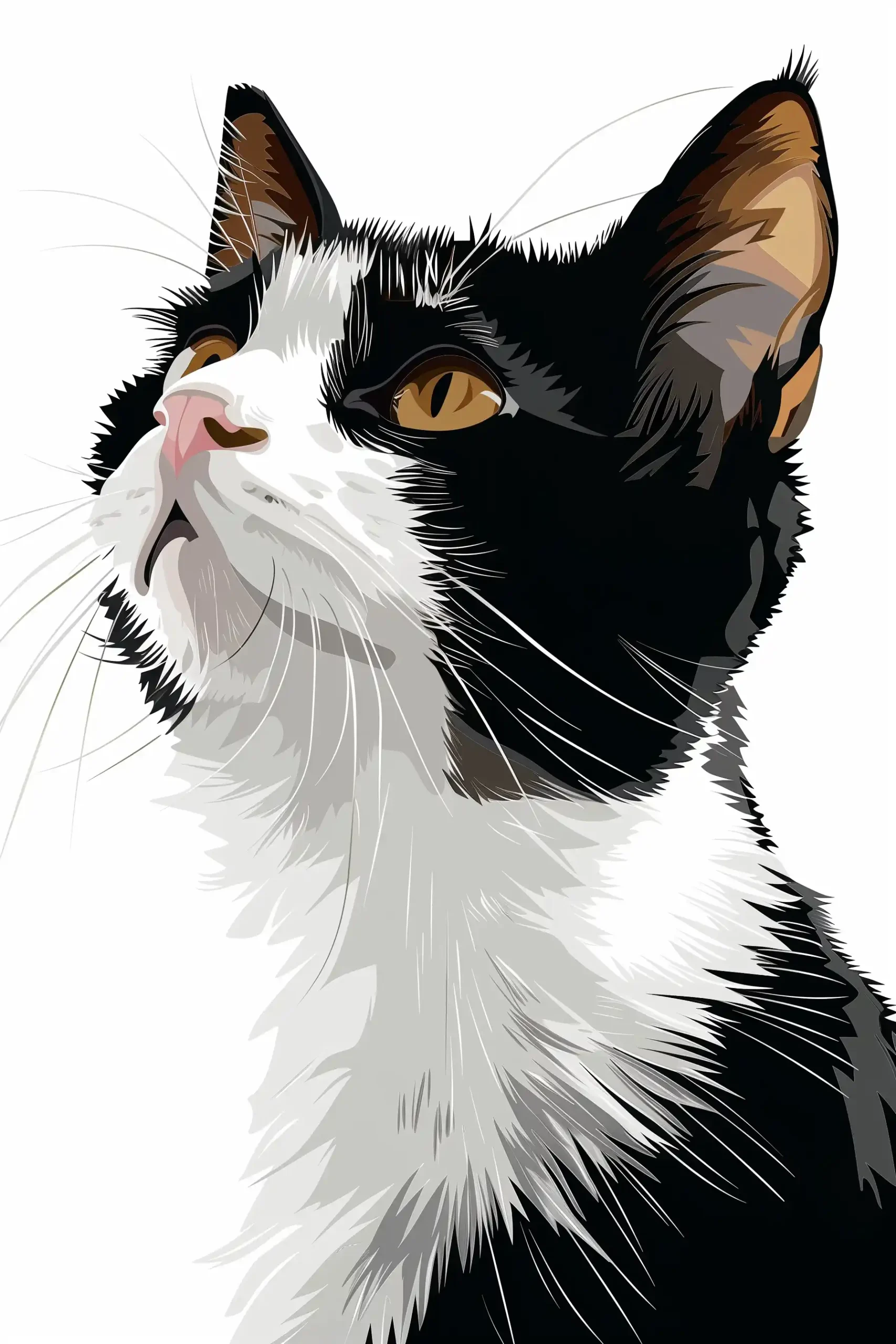 Vector Cat Portrait