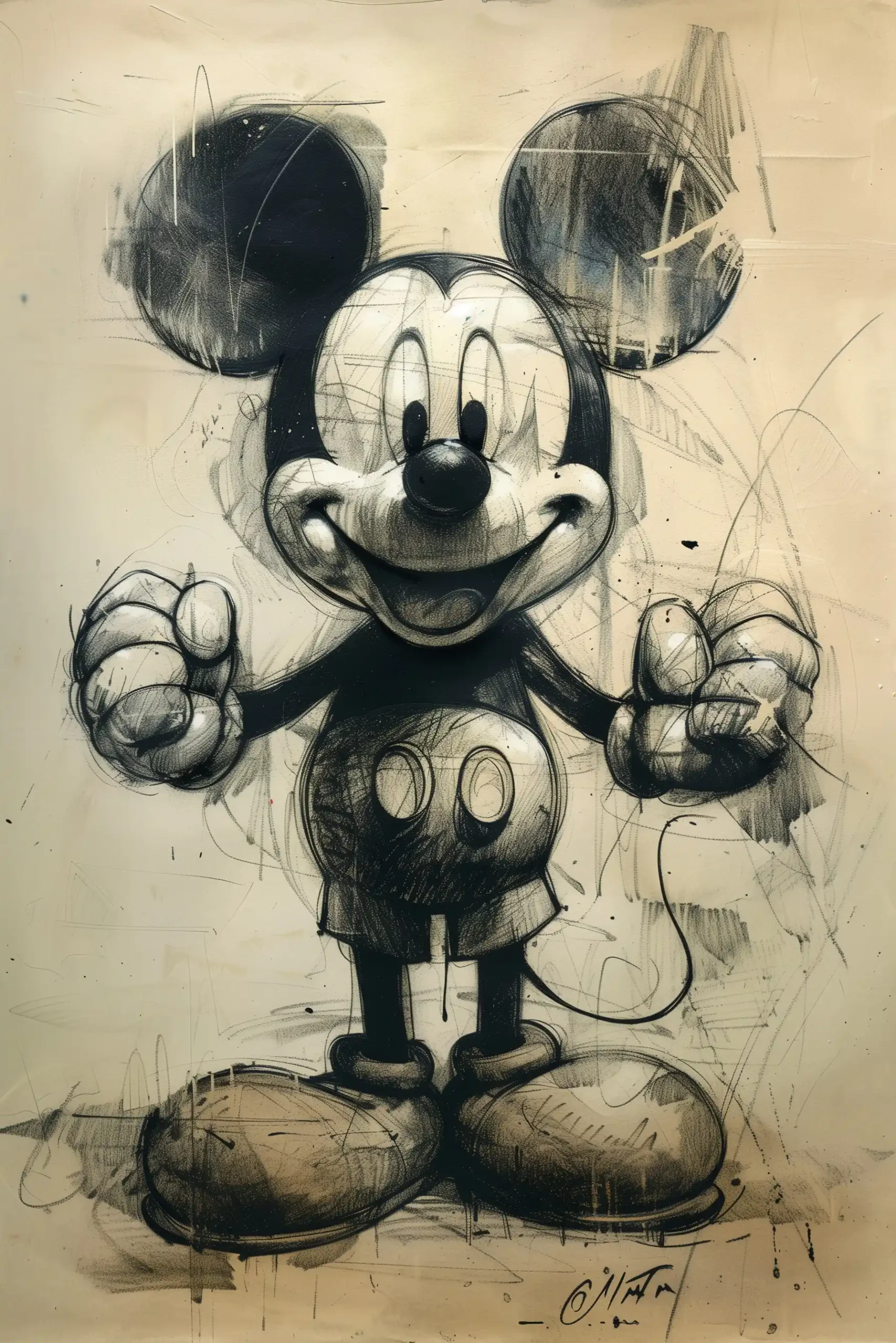 Comic Mouse Sketch