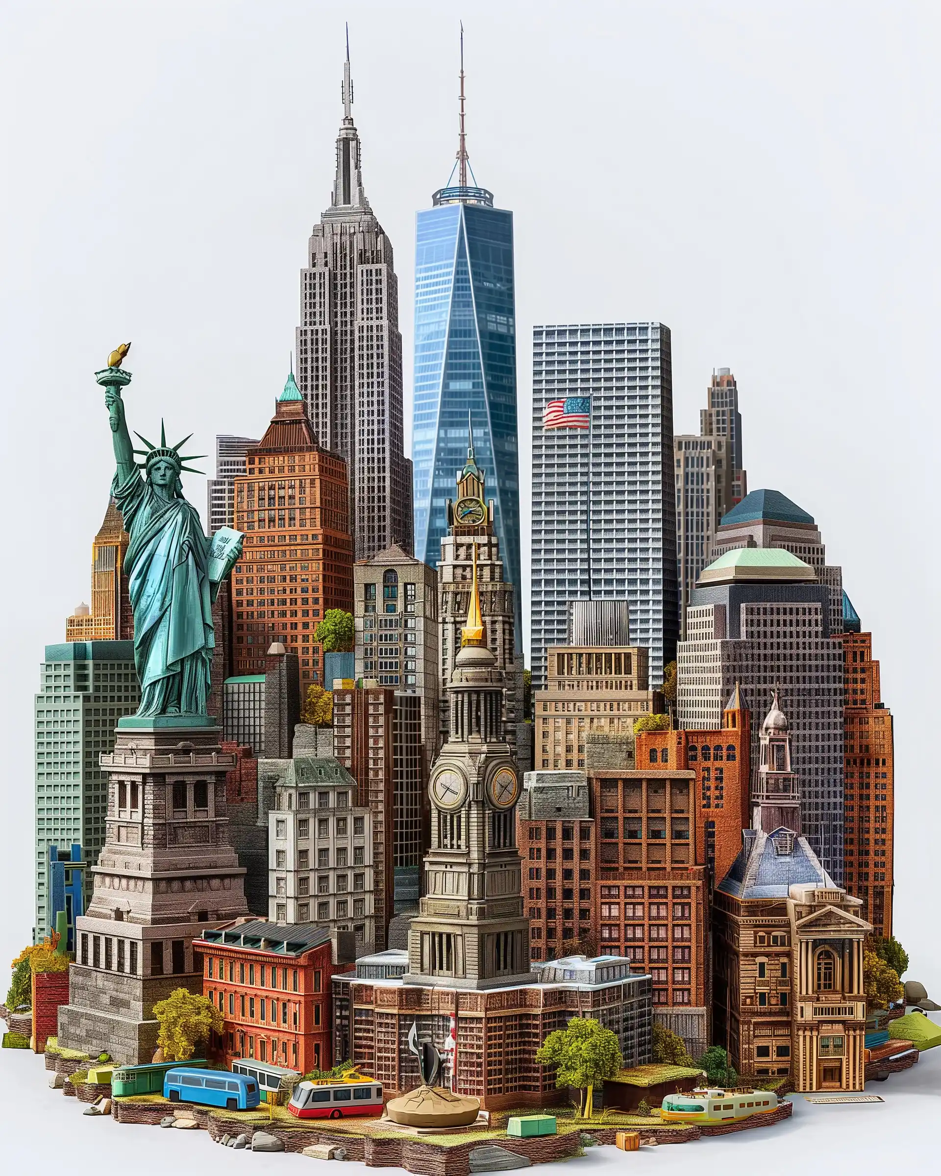 Iconic New York Cityscape
