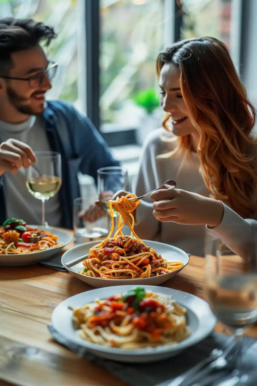 Blue Toned Pasta Friends