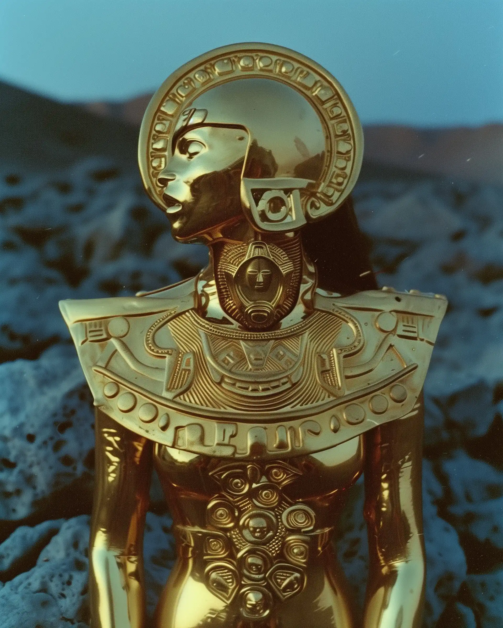 Sci-Fi Desert Warrior Portrait
