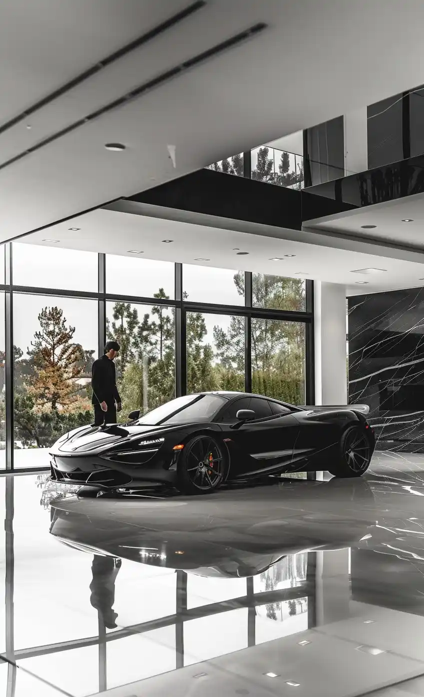 Modern Mansion McLaren Garage