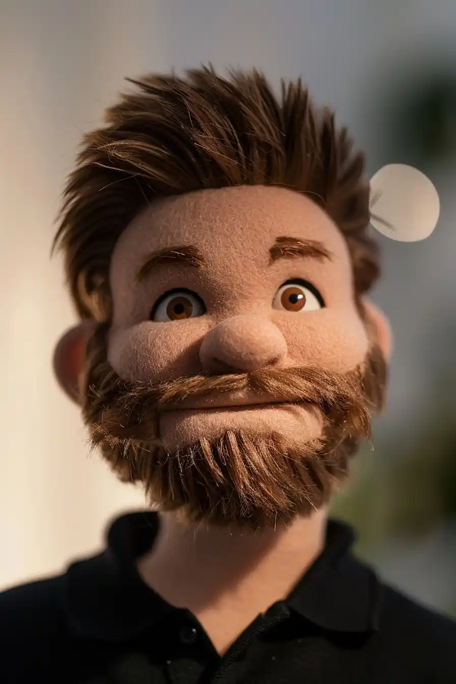Felt Muppet Portrait