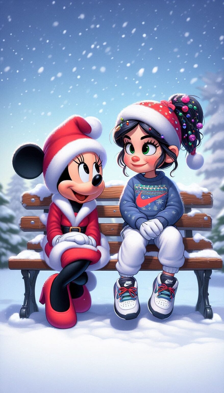 Minnie Mouse Vanellope Von Schweets Christmas