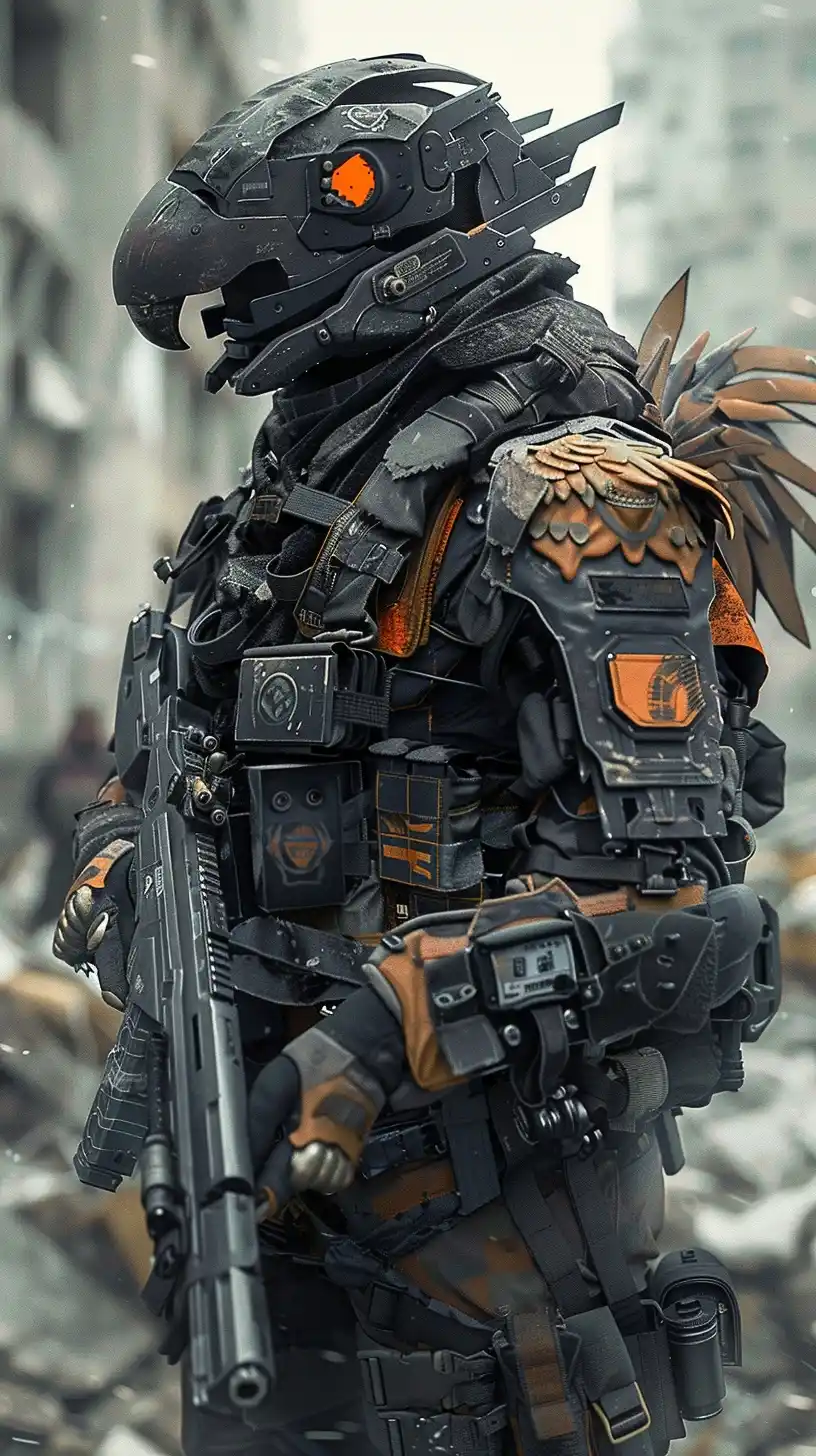 Mechanical Phoenix Soldier Ruins