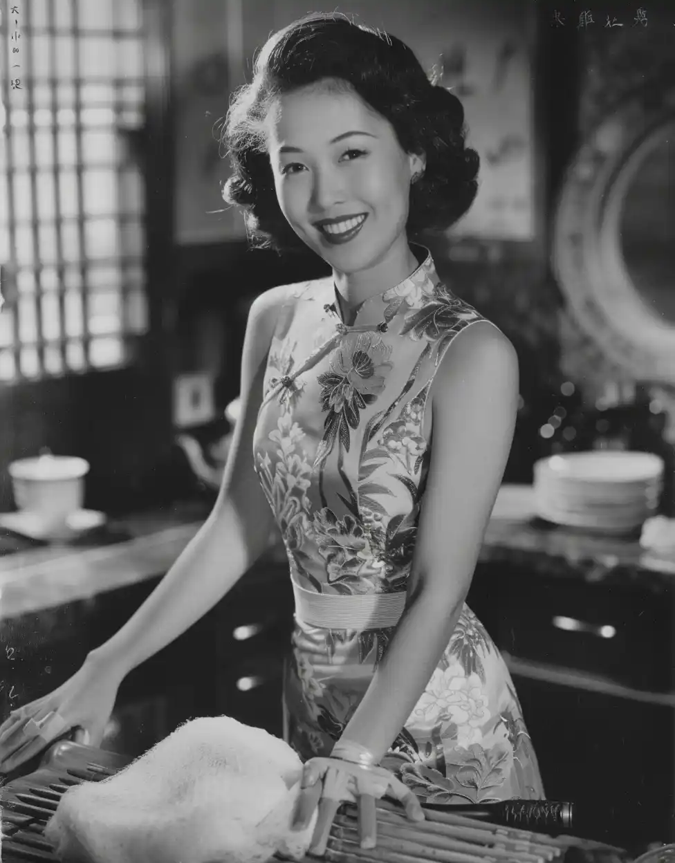 Chinese Woman in Dress