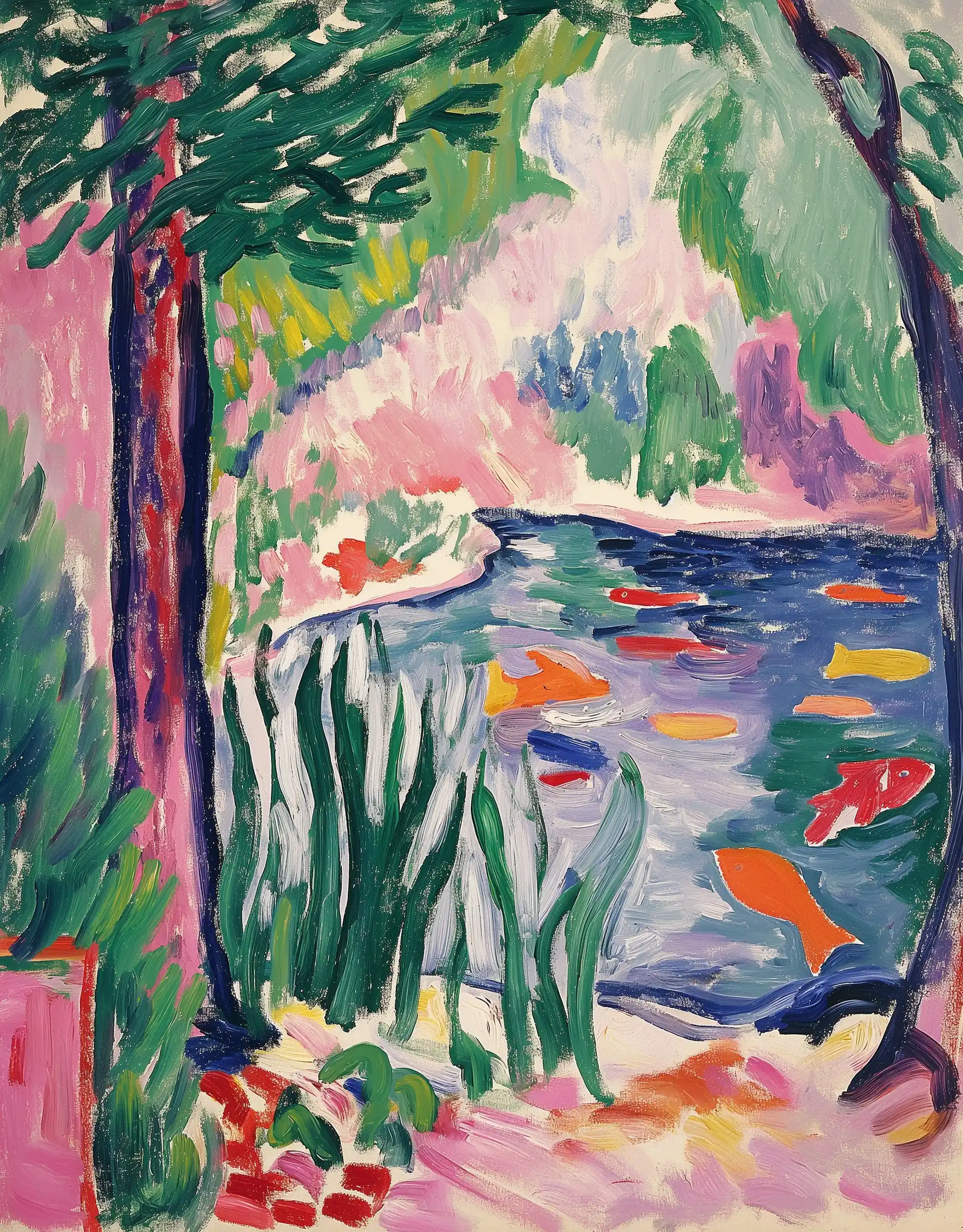 Matisses Underwater Fishes