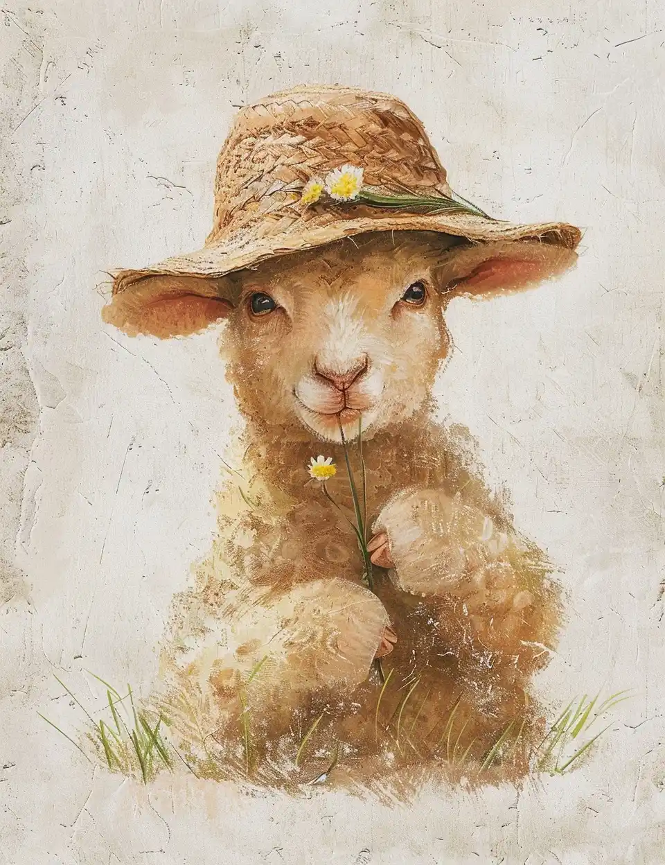 Mural Sheep Grazing