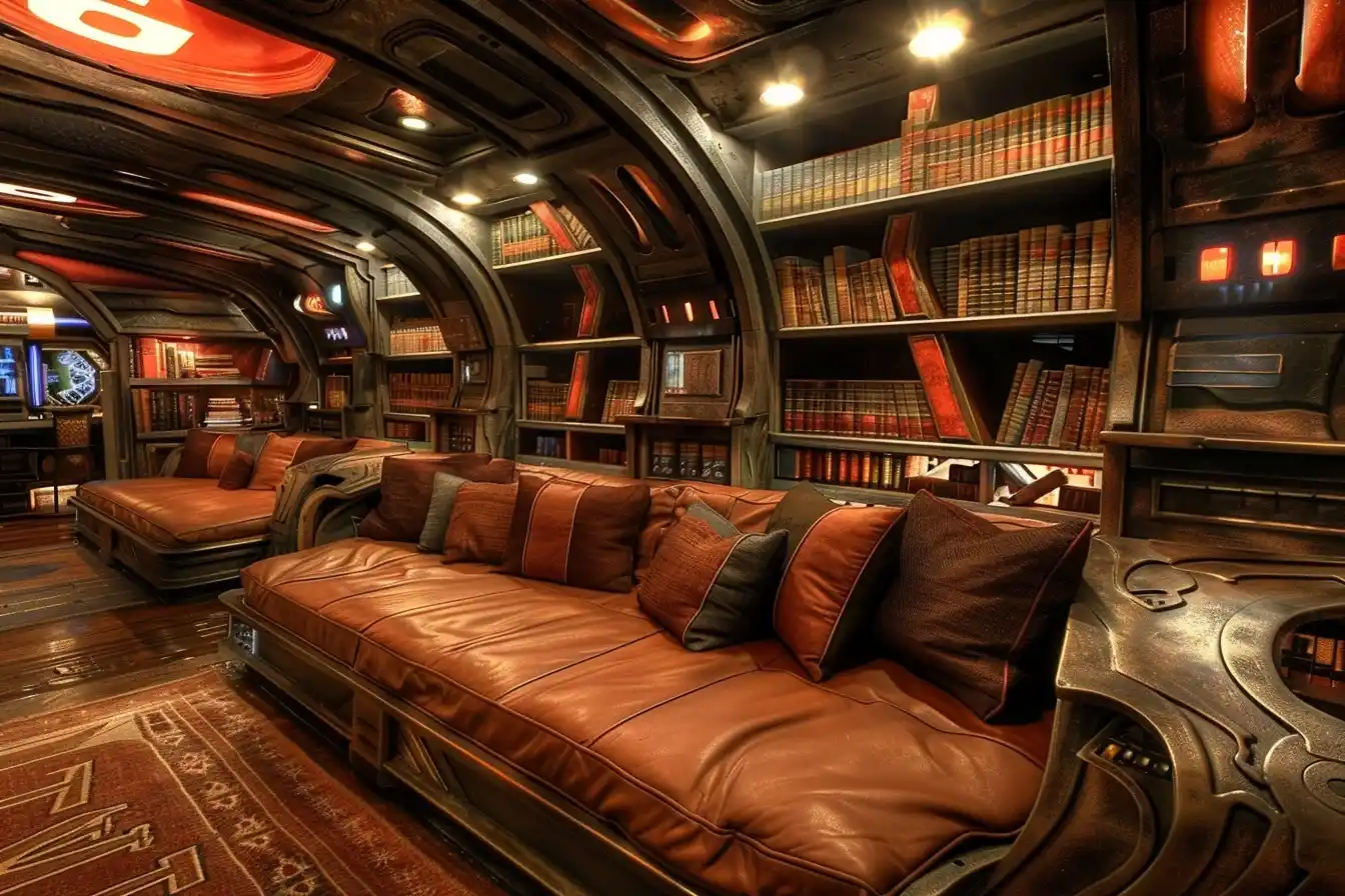 Organic Sci-Fi Reading Nook