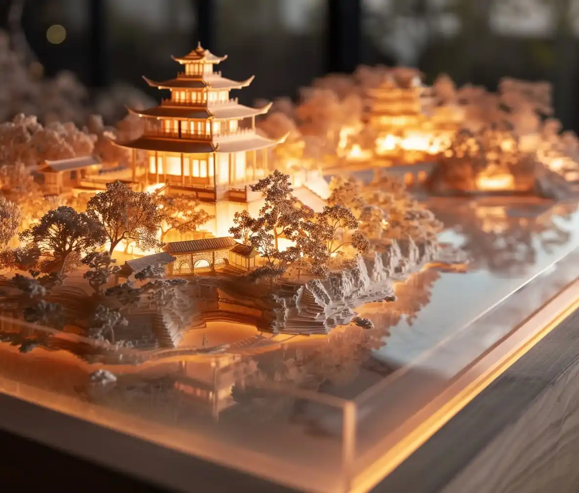 Ink Chinese Garden Map