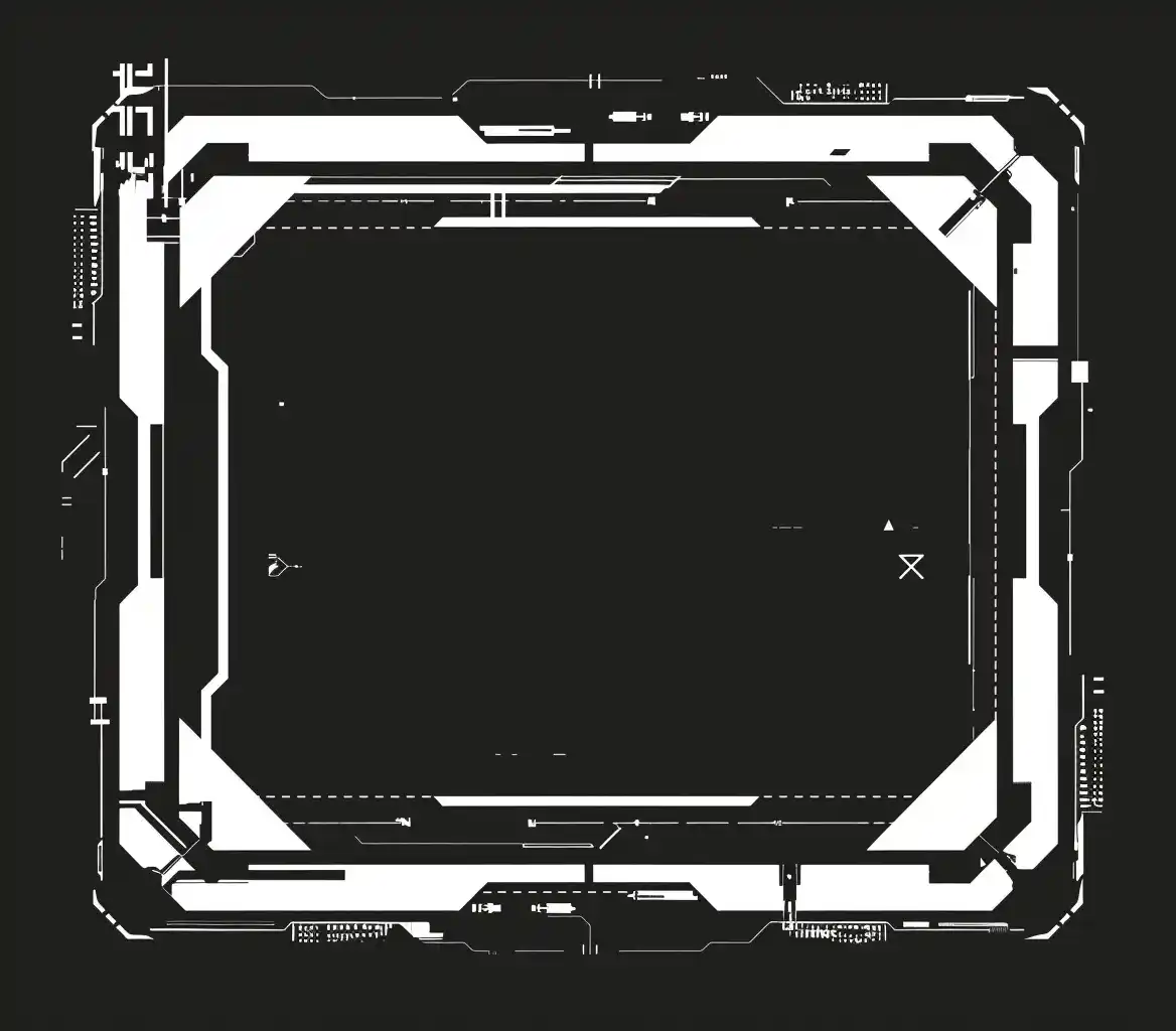 Cyberpunk Vector Frame