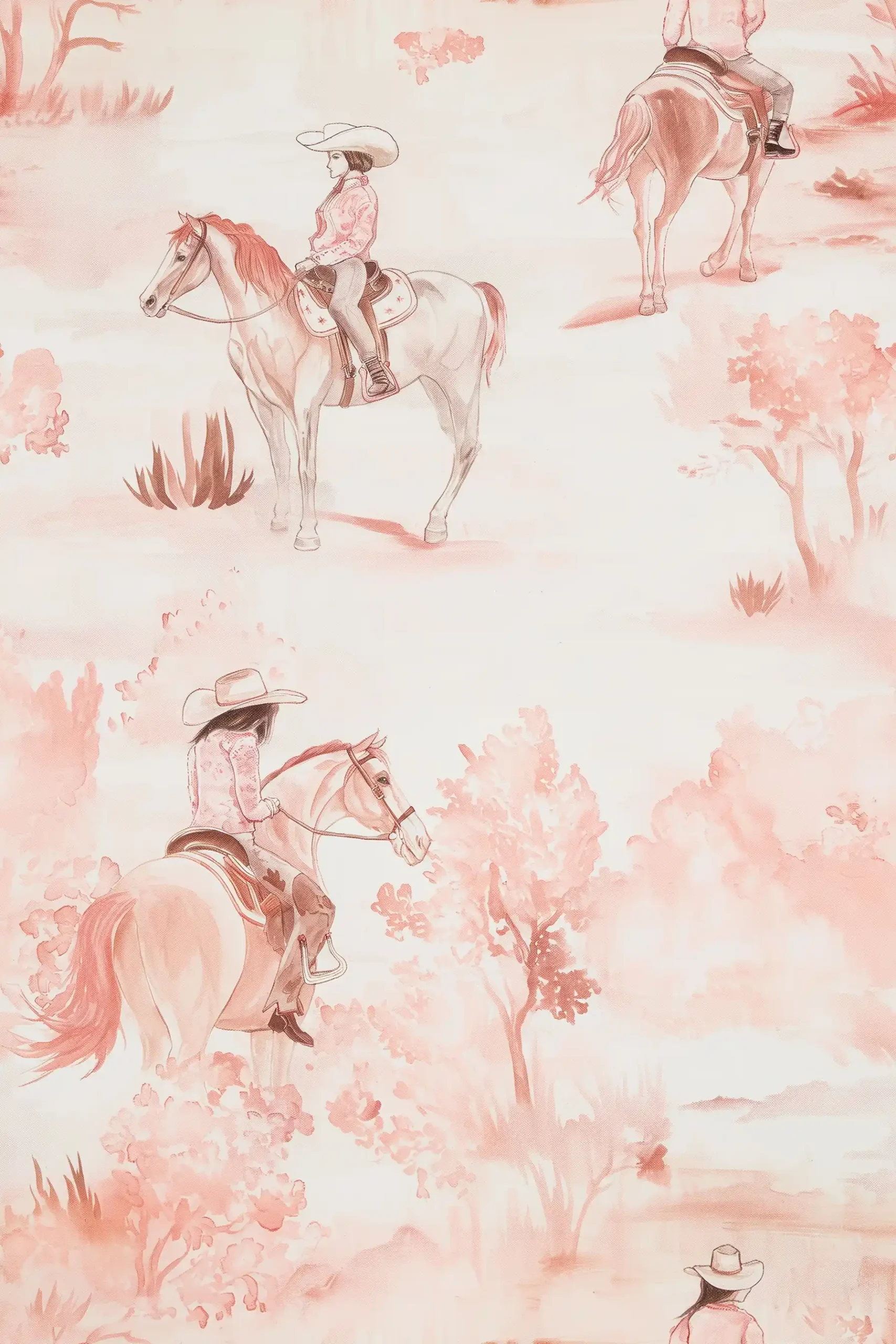 Cowgirl Toile de Jouy