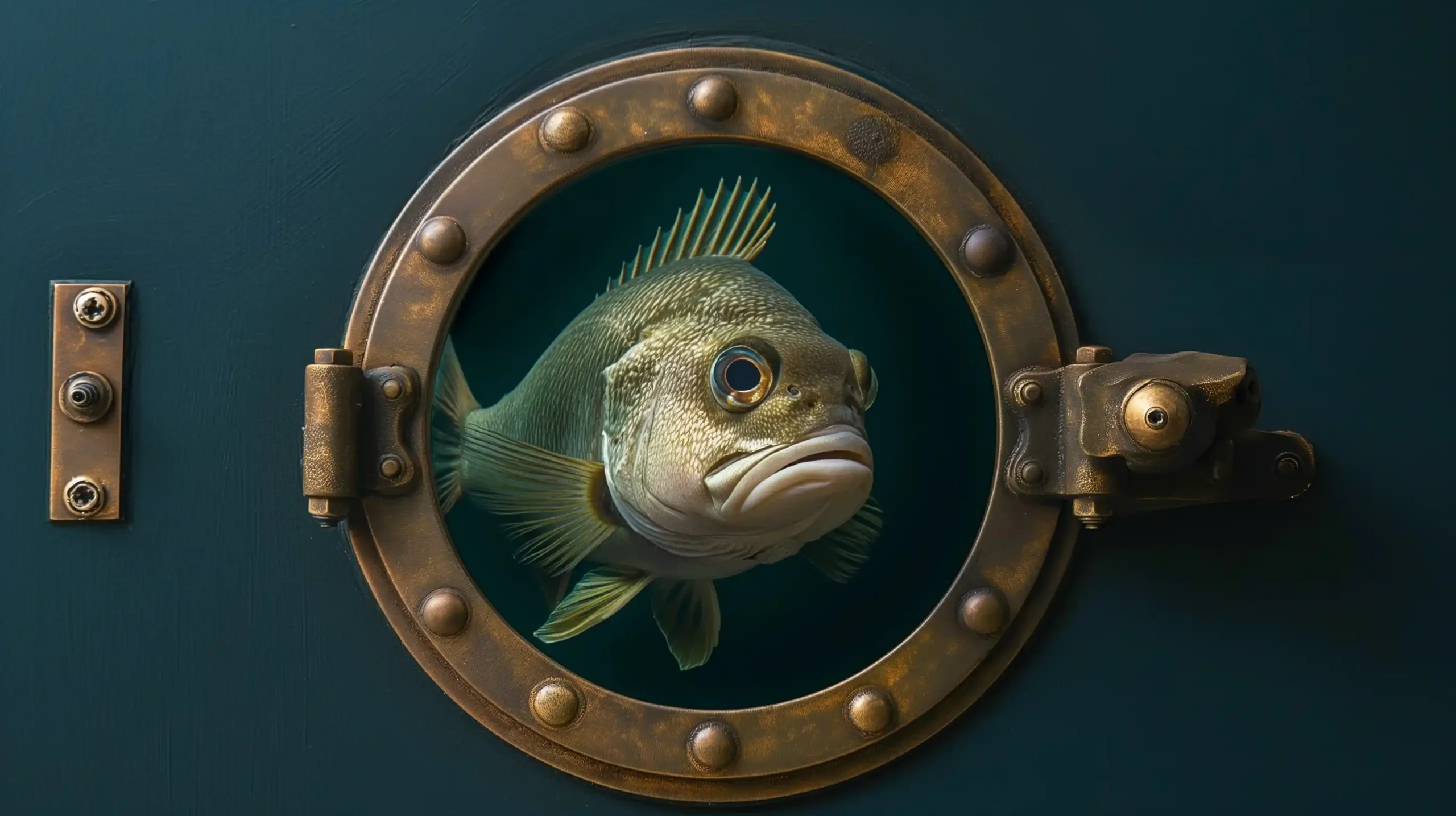 Nautical Fish Window View