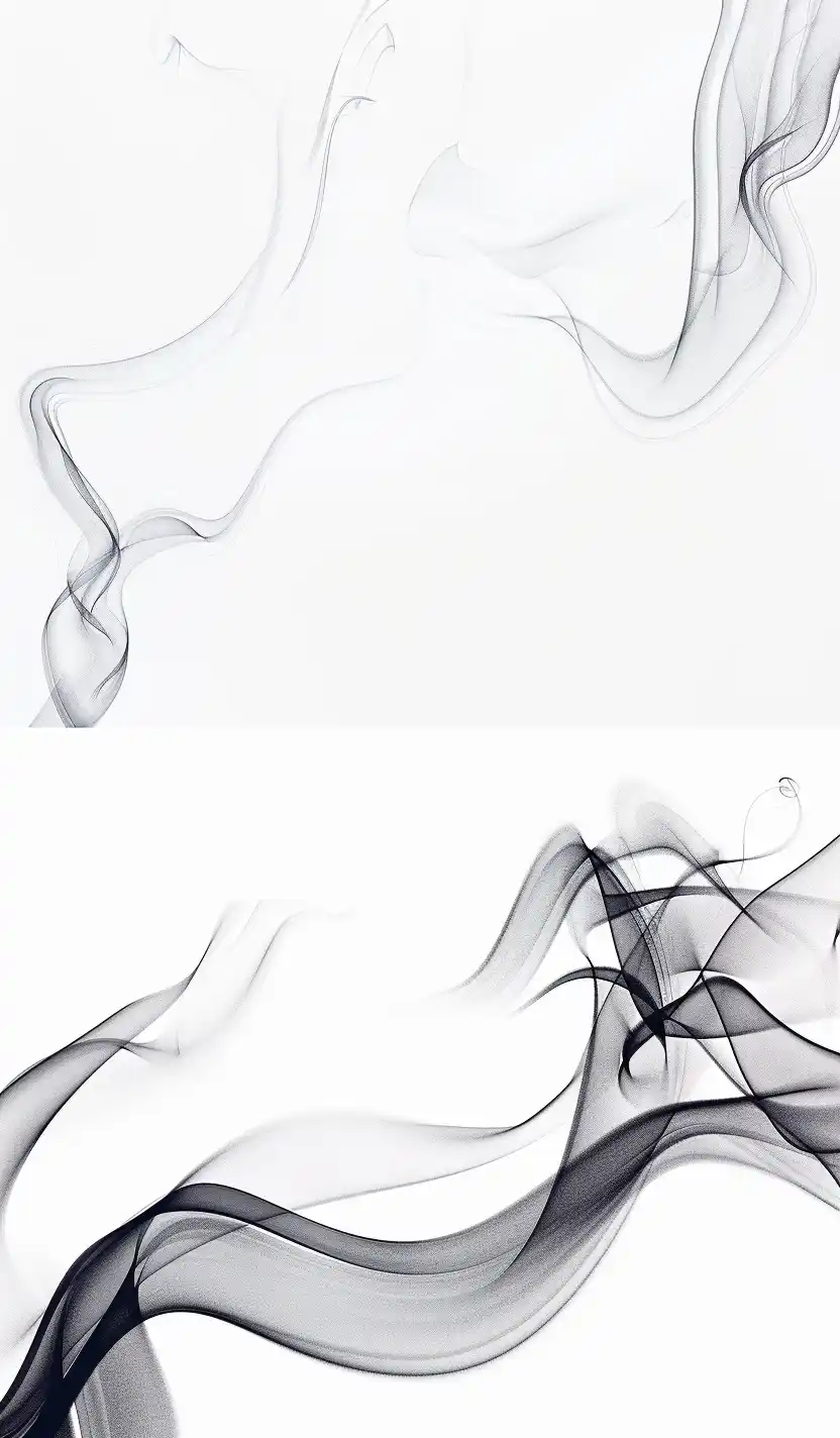 Minimalistic Vapor Trails Card
