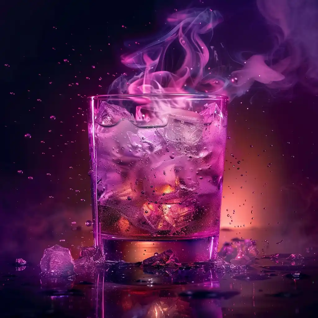 Ultra-Realistic Nightclub Drink