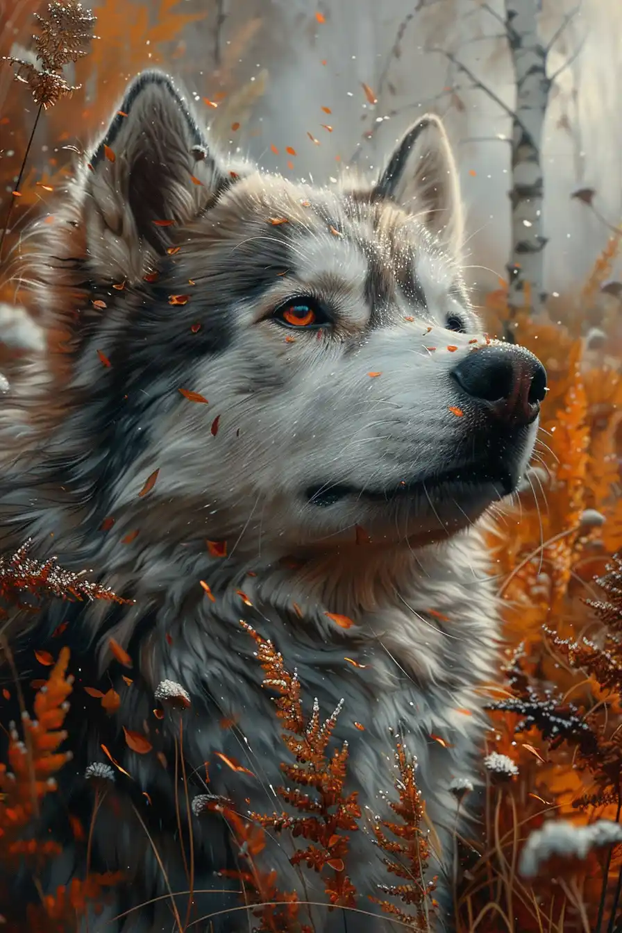 Realistic Husky Fusion