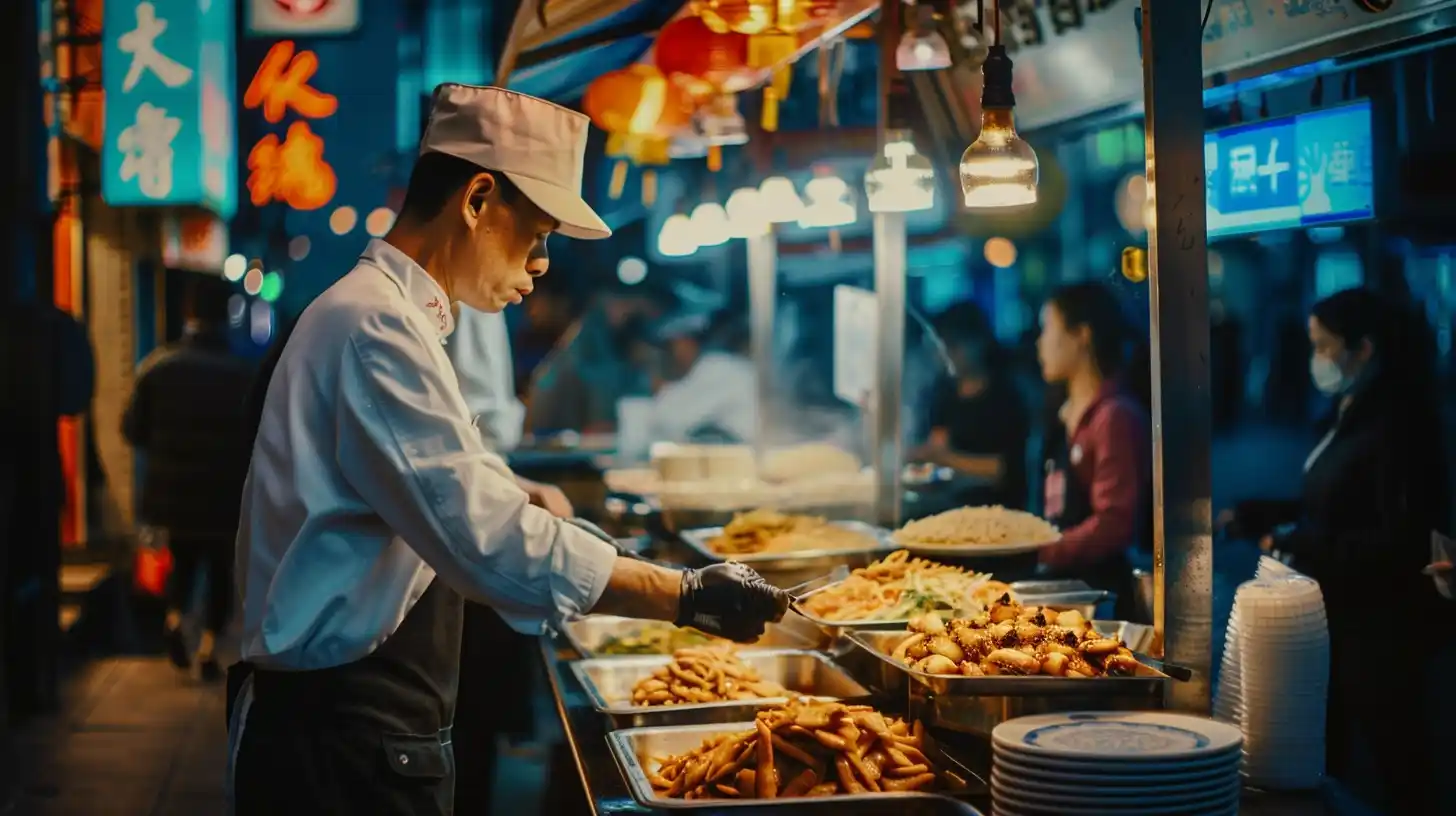 Tax Officers Inspecting Food Street