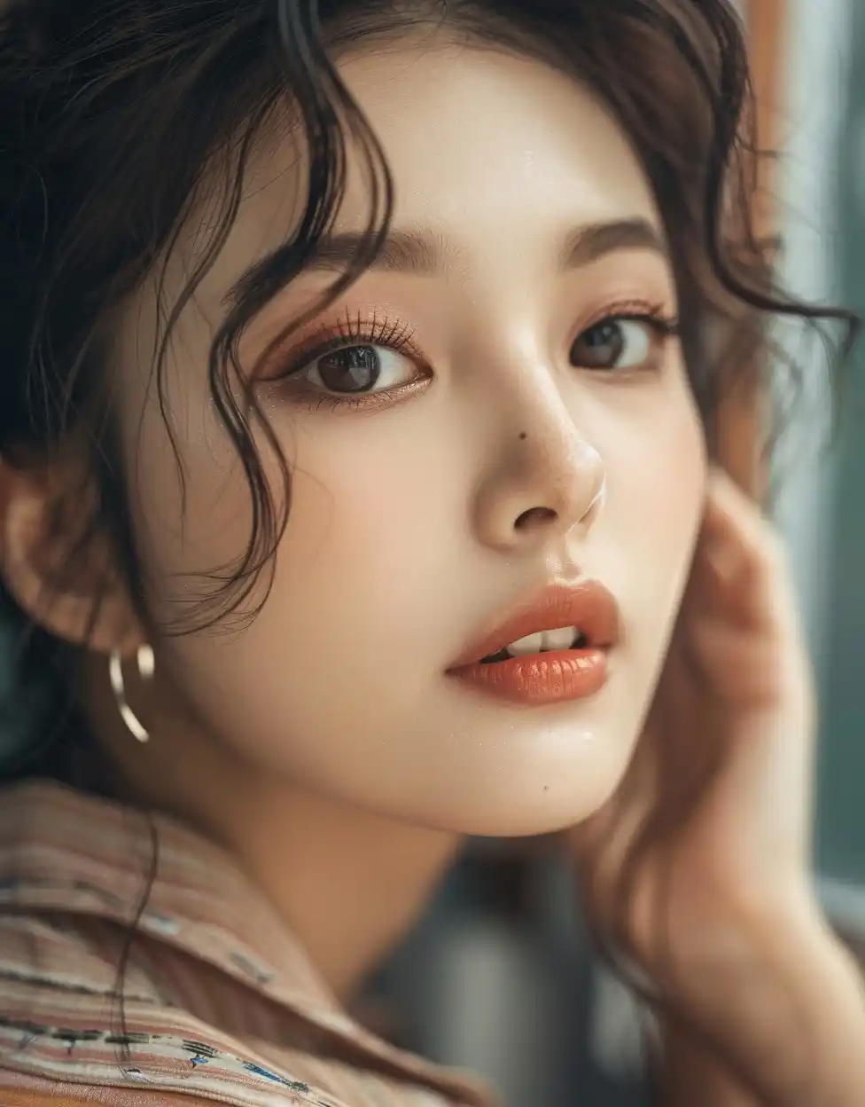 Asian Sunscreen Beauty Portrait