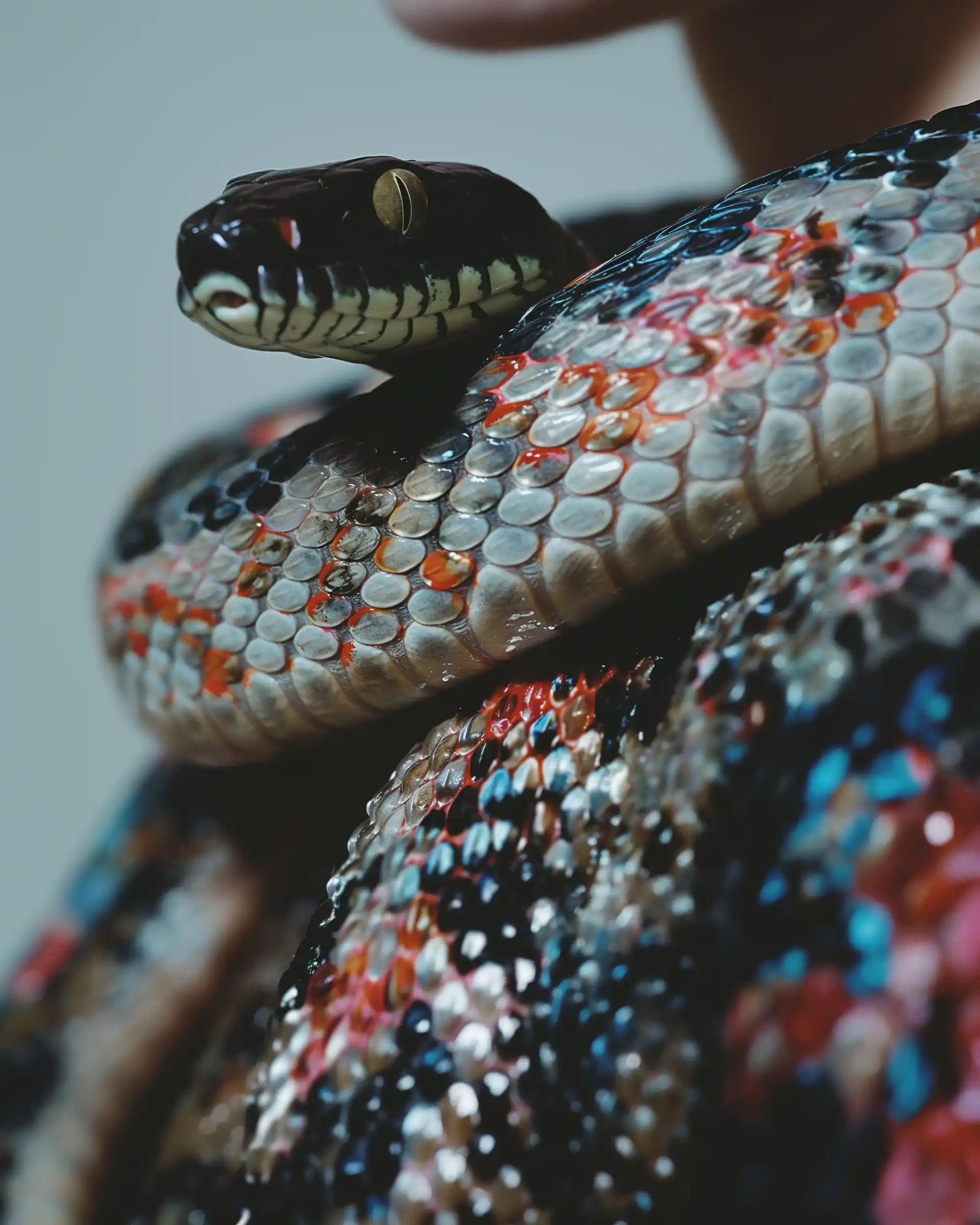 Stark Snake Skin Portrait