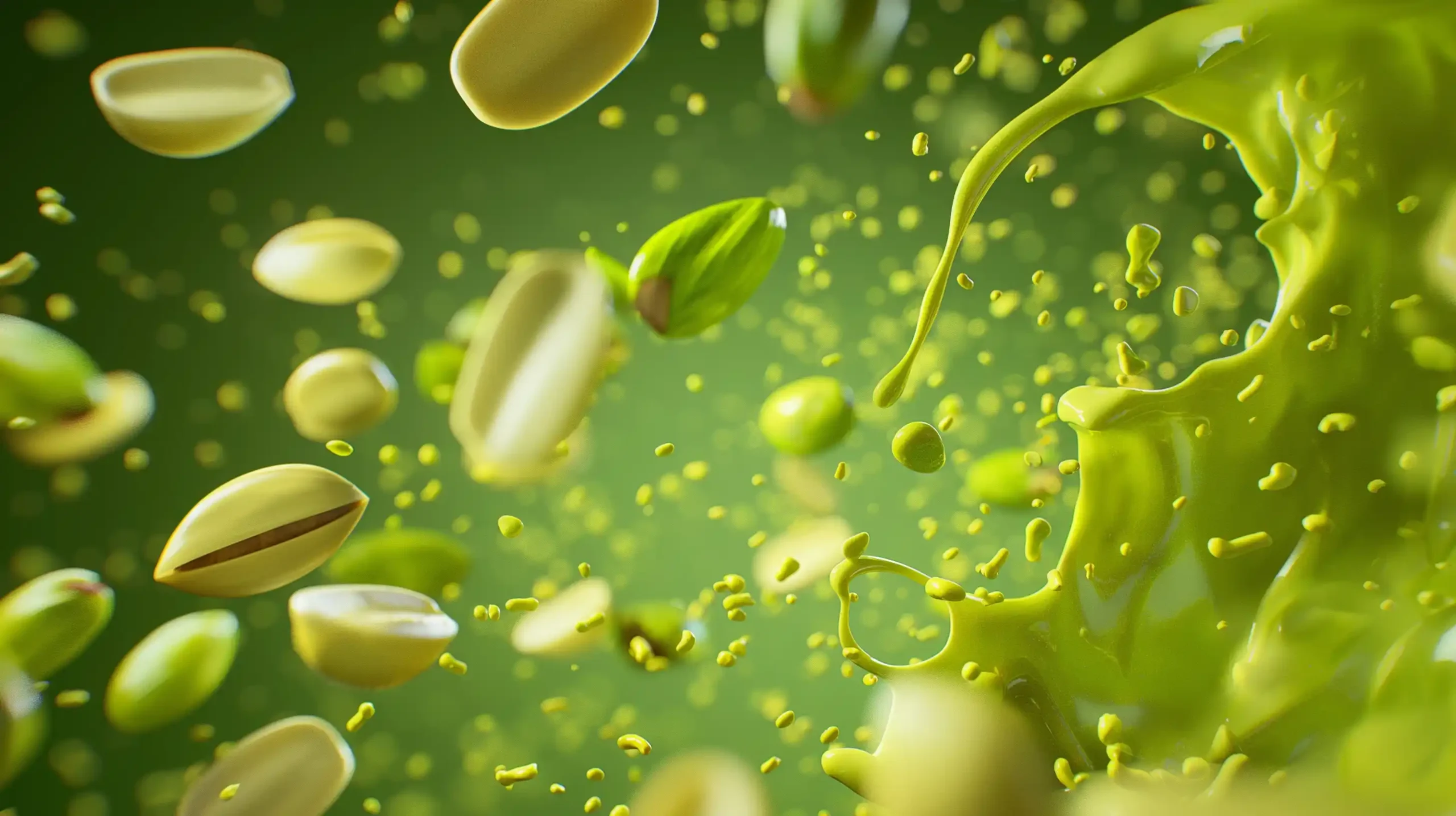 Dynamic Pistachio Fitness Scene